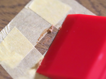 ハウスボックス イージーリペアキット のレビュー (床の傷の補修):画像12