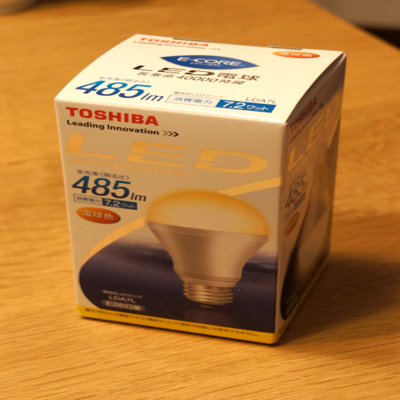 東芝 LED電球 LDA7Lのレビュー:画像1
