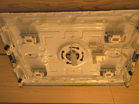 Panasonic LEDシーリングライト HH-LC593A のレビュー - 照明器具の交換と取り付け方法:画像16