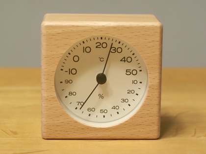 無印良品 ブナ材温湿度計 のレビュー:画像8
