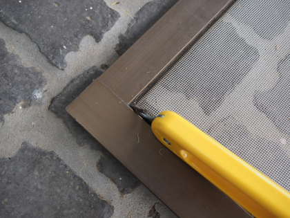 網戸の網を張替える:画像25