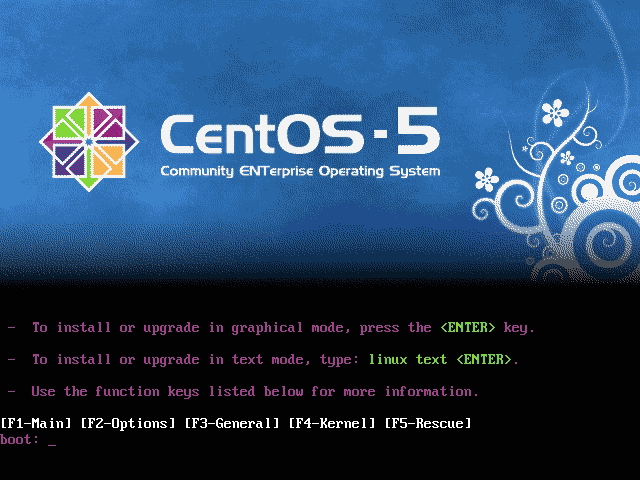 CentOS 5.5 をインストールする:画像1