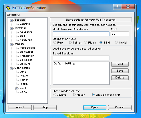 CentOS 5.6にWindowsからSSHで接続する (PuTTY使用):画像3