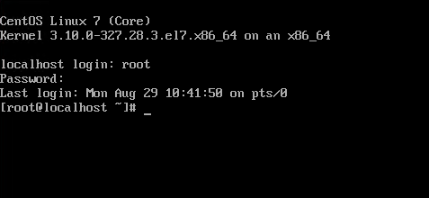 CentOS 7でCUIのログインに切り替える:画像3