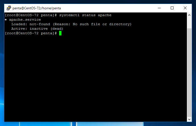 CentOS7にhttpd (Apache)をインストールする (HTTP Webサーバーのインストール):画像10