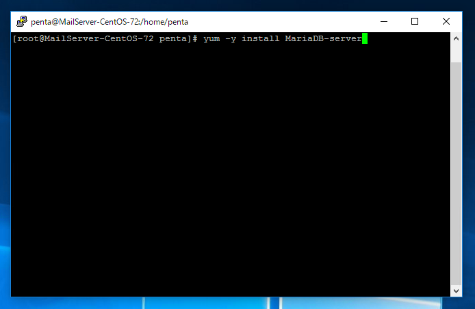CentOS7 に MariaDB をインストールする:画像3