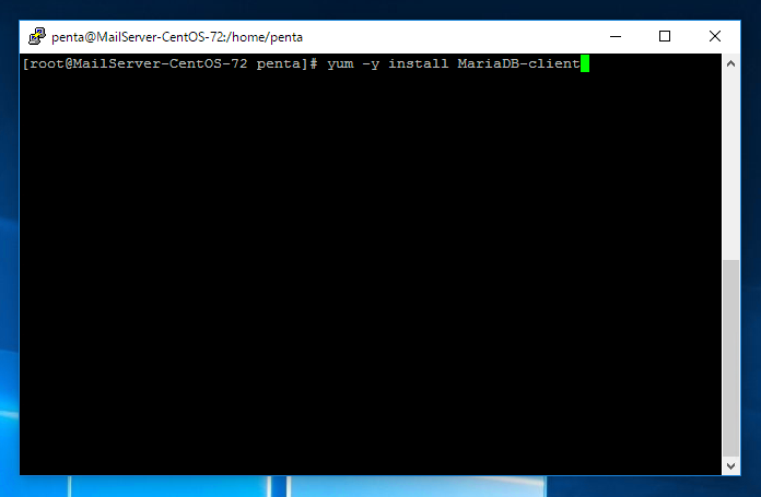 CentOS7 に MariaDB をインストールする:画像7