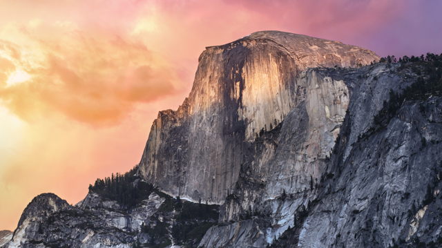 OS X Yosemite (OSX 10.10) の壁紙:画像1
