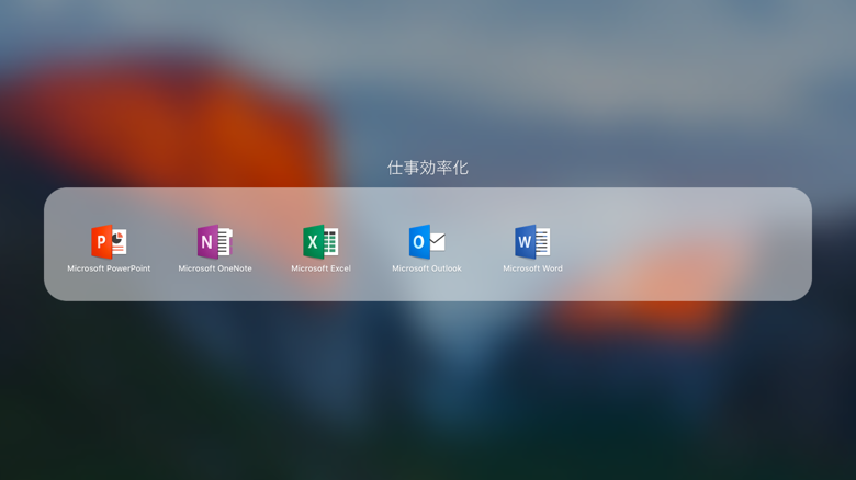 Launchpad でグループ名を変更する:画像2