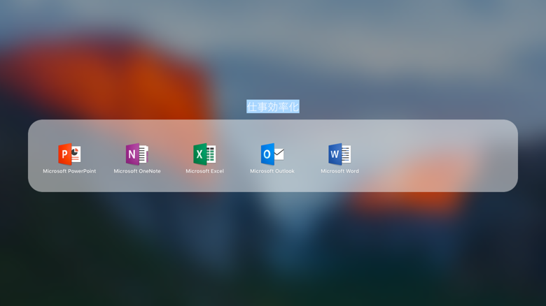 Launchpad でグループ名を変更する:画像3