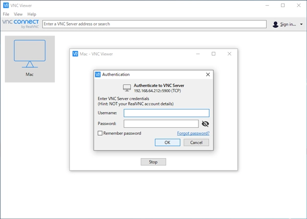 Mac OS X にWindowsからリモート接続する - Windows から Mac への VNCによるリモートデスクトップ接続:画像14