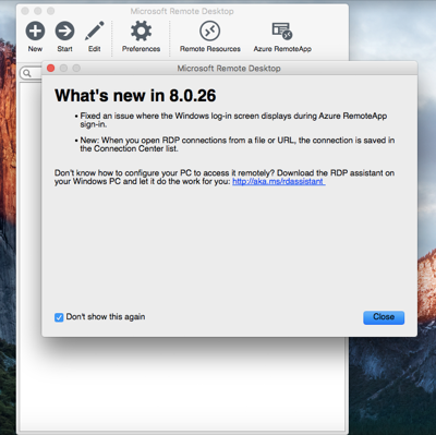 Mac OS Xからリモートデスクトップ接続でWindowsマシンにリモート接続する:画像8