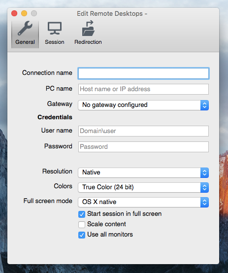 Mac OS Xからリモートデスクトップ接続でWindowsマシンにリモート接続する:画像10