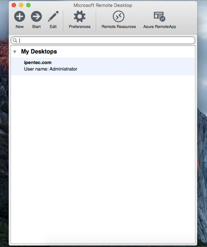 Mac OS Xからリモートデスクトップ接続でWindowsマシンにリモート接続する:画像12