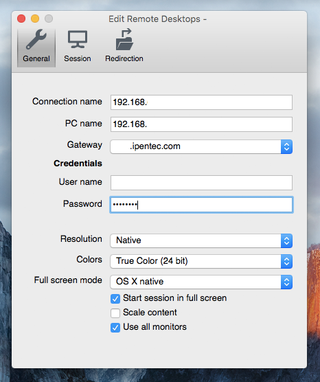 Mac OS Xからリモートデスクトップ接続でWindowsマシンにリモート接続する:画像22