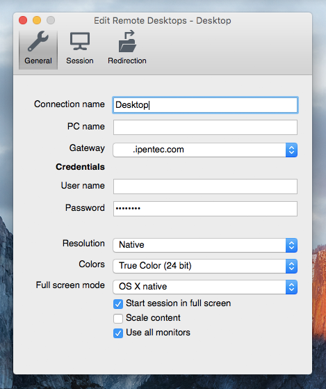 Mac OS Xからリモートデスクトップ接続でWindowsマシンにリモート接続する:画像28