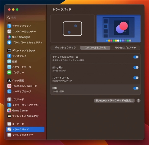 マウスホイールのスクロール方向を逆向きにする (macOS):画像7