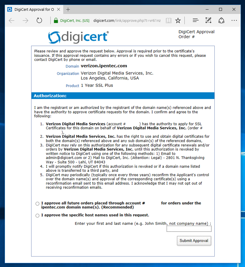Azure CDN Verizon でカスタムドメインの https (SSL) 接続をを利用する:画像29