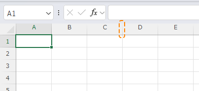 列の幅、行の高さを変更する / 複数の列の幅、行の高さをまとめて変更する:画像2