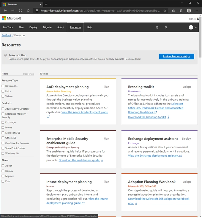 Microsoft OfficeのアイコンをMicrosoft FastTrackからダウンロードする:画像2
