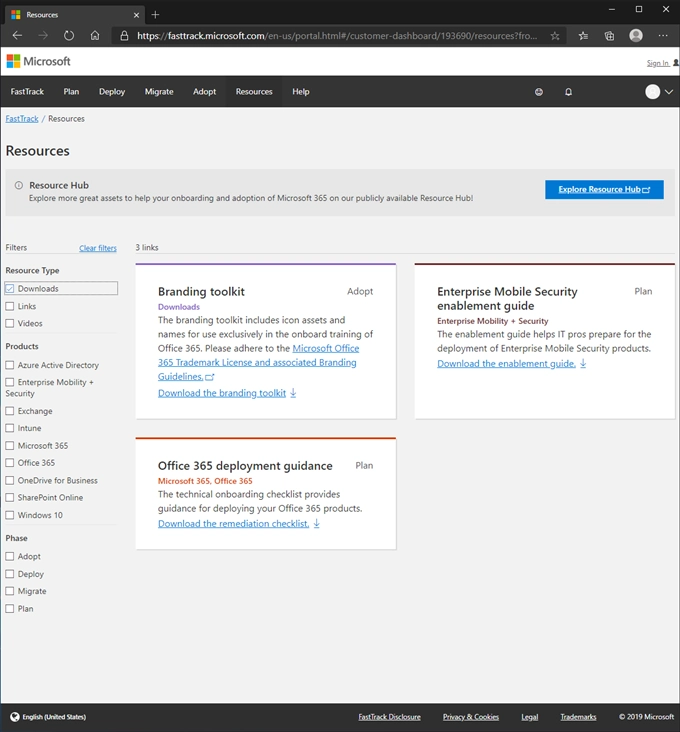 Microsoft OfficeのアイコンをMicrosoft FastTrackからダウンロードする:画像3