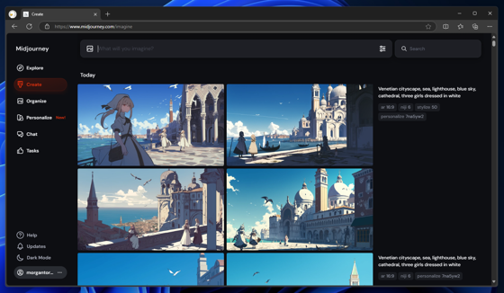 MidjourneyでPersonalization の影響度を下げる方法:画像5