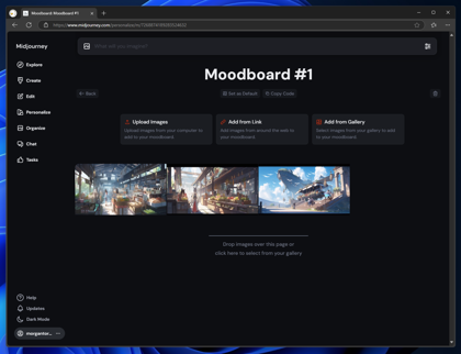 Midjourneyでの Standard Profileの作成 と Moodboardの作成:画像11