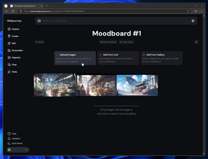 Midjourneyでの Standard Profileの作成 と Moodboardの作成:画像12