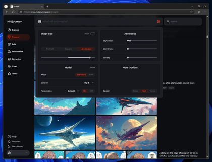 Midjourneyでの Standard Profileの作成 と Moodboardの作成:画像15