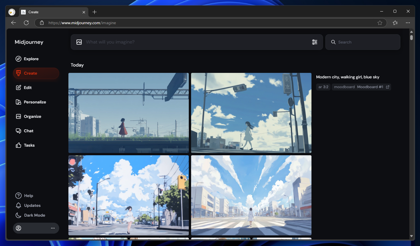 Midjourneyでの Standard Profileの作成 と Moodboardの作成:画像18