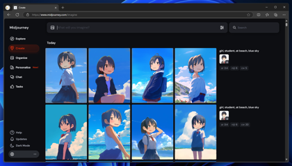 Midjourneyで入力したキャラクターの画像と同じキャラクターを生成する方法 - Character Reference 機能の利用:画像20
