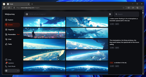 Midjourney niji・journey で入力した画像を元に画像を生成する方法 - img2img機能の利用:画像2