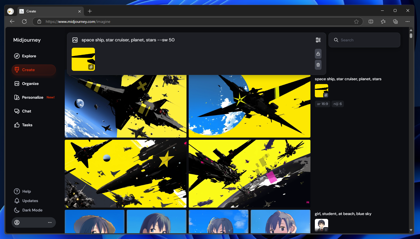 Midjourneyで入力した画像と同じスタイルの画像を生成する方法 - Style Reference 機能の利用:画像17