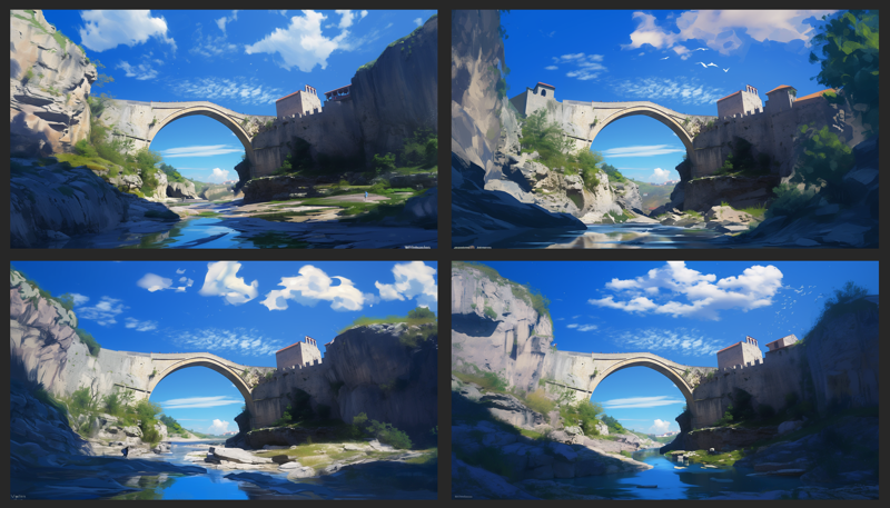 2.0x Zoom - Midjourney niji・journey で生成した画像の外側を生成してワイドショットの画像にする方法 - ズームアウト機能の利用:画像13