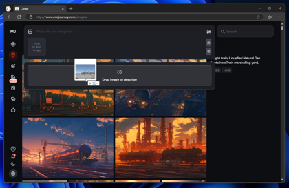 Midjourneyでプロンプトを画像から推定する - Describe コマンドの利用:画像4