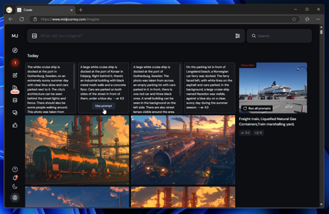 Midjourneyでプロンプトを画像から推定する - Describe コマンドの利用:画像7