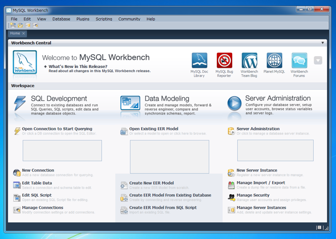 MySQL Workbench を使ってリモートでMySQLサーバーにアクセスする:画像1