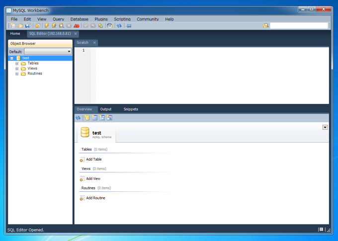 MySQL Workbench を使ってリモートでMySQLサーバーにアクセスする:画像5