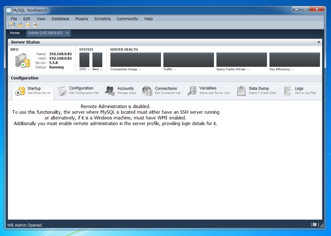 MySQL Workbench を使ってリモートでMySQLサーバーにアクセスする:画像13