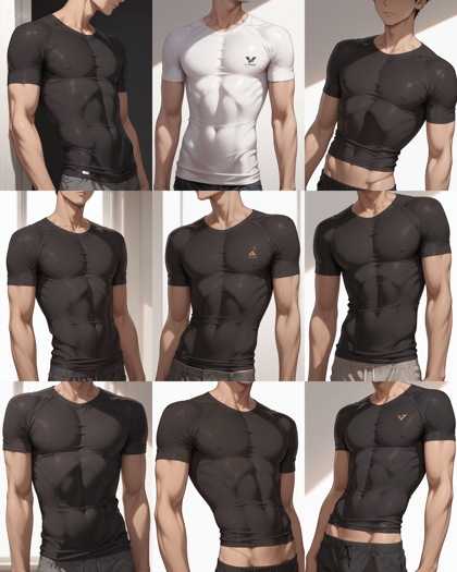 Nova Anime XL v15.0 - 筋肉質の体型 (ムキムキ体型)を表現するプロンプト、画像生成結果:画像5