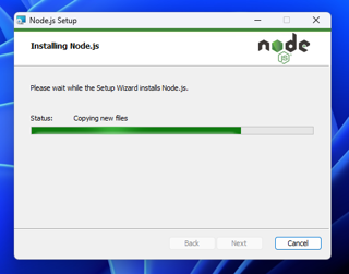 Node.js のインストール:画像15