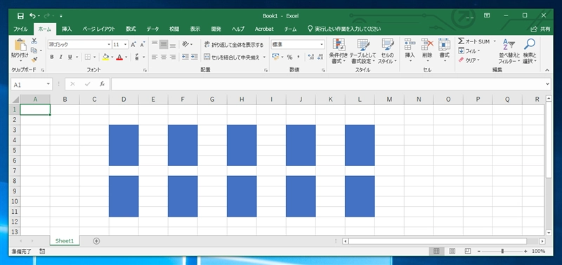 Excelで図形の描画時や図形の移動時にセルの罫線にスナップさせる / セルの罫線に図形をそろえる:画像7