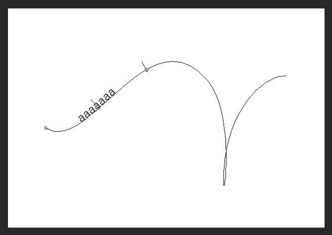 パスに沿って文字列を描画する:画像11