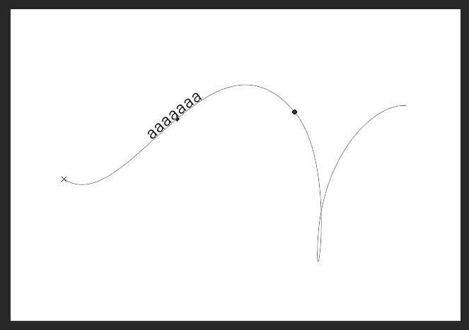 パスに沿って文字列を描画する:画像8