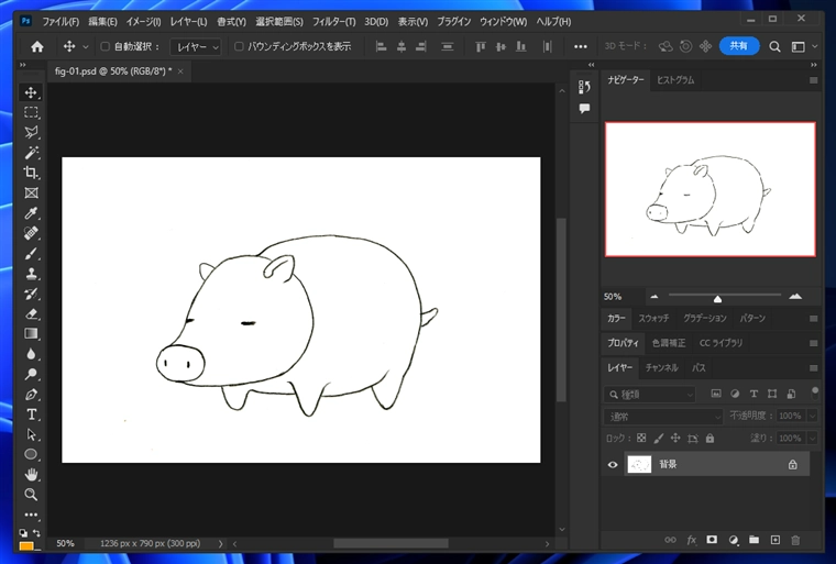白背景を透明色にする - スキャン原稿からの線の抽出:画像7