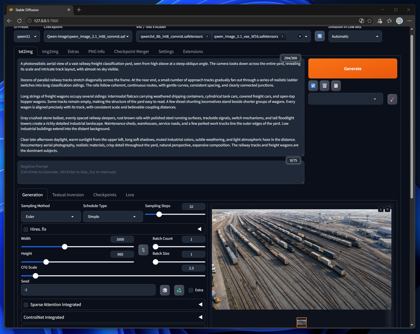 Qwen-Image 2.1 をインストールする - SD Web UI Forge Neoを利用:画像3