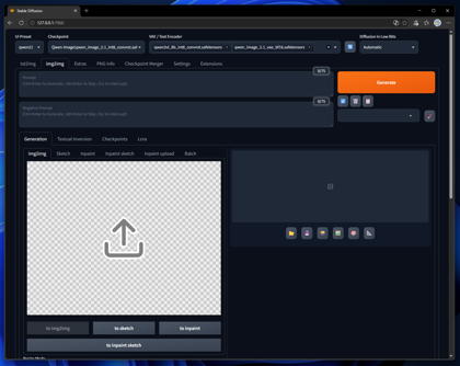 Qwen-Image 2.1 をインストールする - SD Web UI Forge Neoを利用:画像7