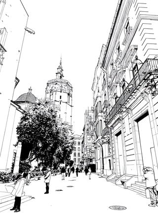 FLUX Kontextの出力結果 - Qwen-Image-Editで写真を線画に変換する:画像5