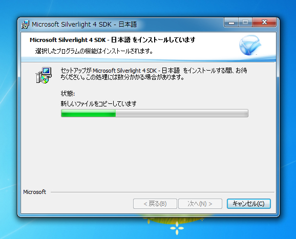 Silverlight4 SDK をインストールする:画像7