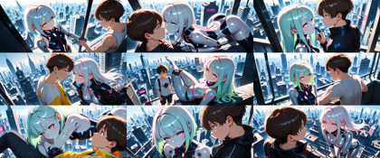 Prompt 2 - アニメ / イラスト系 モデルの違いによる出力イメージの比較 (Anima系 旧バージョンモデル):画像53